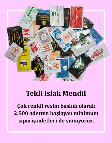 Tekli ıslak mendil