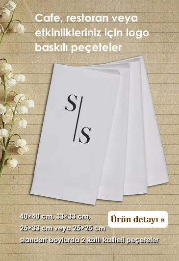 Logo baskılı peçete