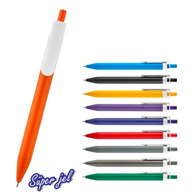 Plastik Tükenmez Kalem (İnce Uç - Jel Mürekkep)