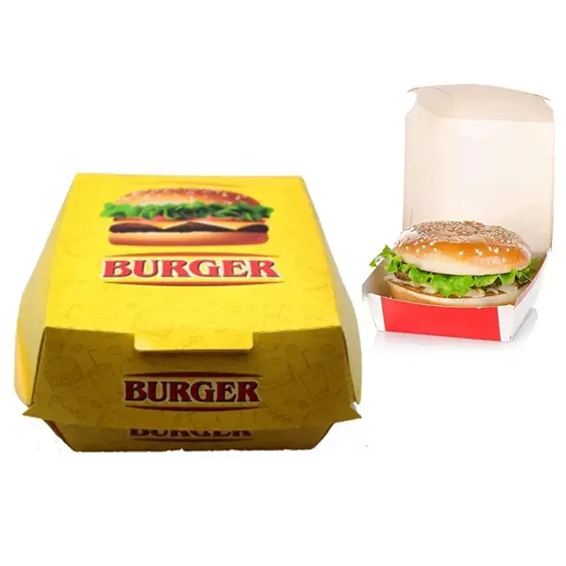 115 x 115 x 90 mm Hamburger Kutusu