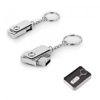 32 GB Döner Kapaklı Metal Anahtarlık USB Bellek
