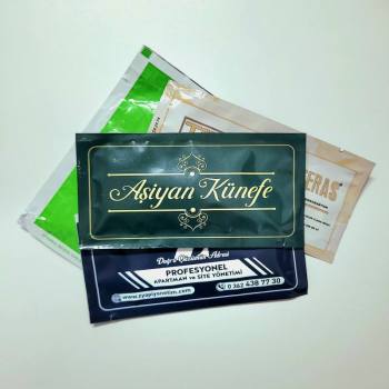 6x12 cm Flexo Baskılı Tekli Islak Mendil
