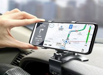 Araba Gösterge Üstüne Takılan 360 Oynar Başlıklı Telefon Tutucu