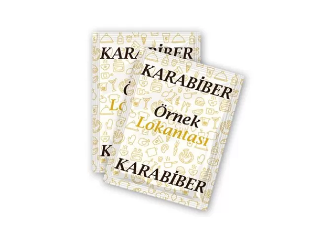 Logo Baskılı Paket Karabiber 1 gr