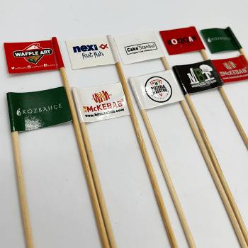 Dikdörtgen Kürdan Bayrak 15 cm