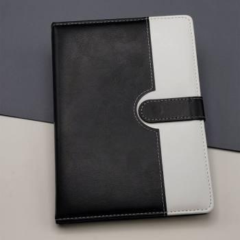 -24242450373 - Tarihsiz Ajanda Defter Siyah Beyaz Renk