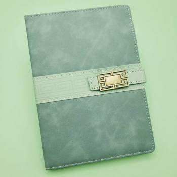 -24242450370 - Tarihsiz Ajanda Defter Su Yeşili